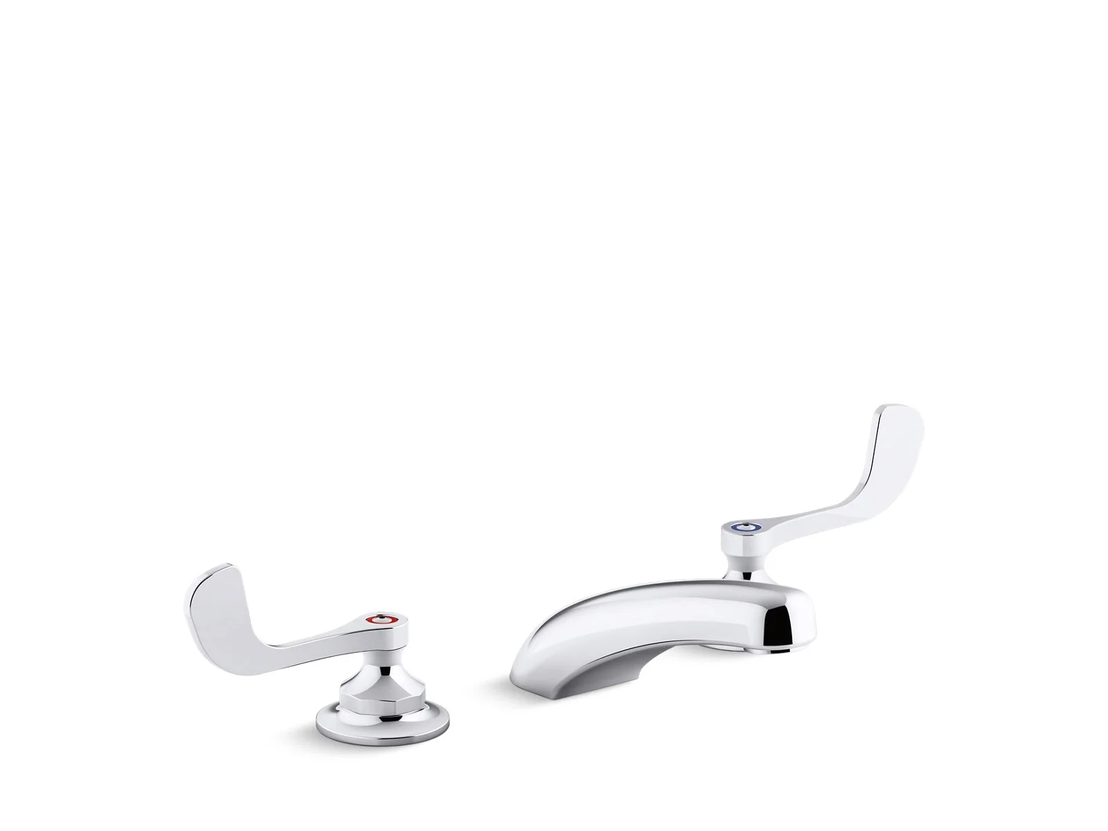 KOHLER K-800T20-5ANL Triton 0.5 gpm widespread bathroom sink faucet with laminar flow and wristblade handles, drain not included