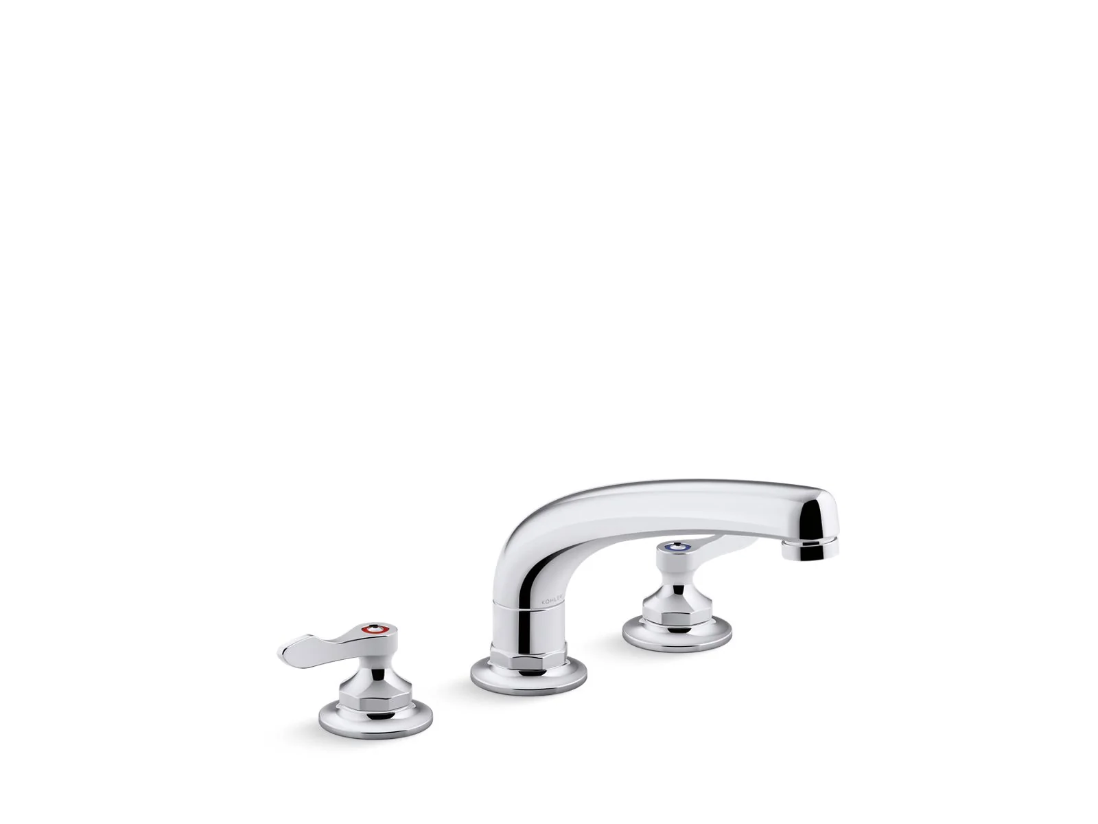KOHLER K-815T20-4AHA Triton 1.5 gpm kitchen sink faucet with 8-3/16" swing spout, aerated flow and lever handles