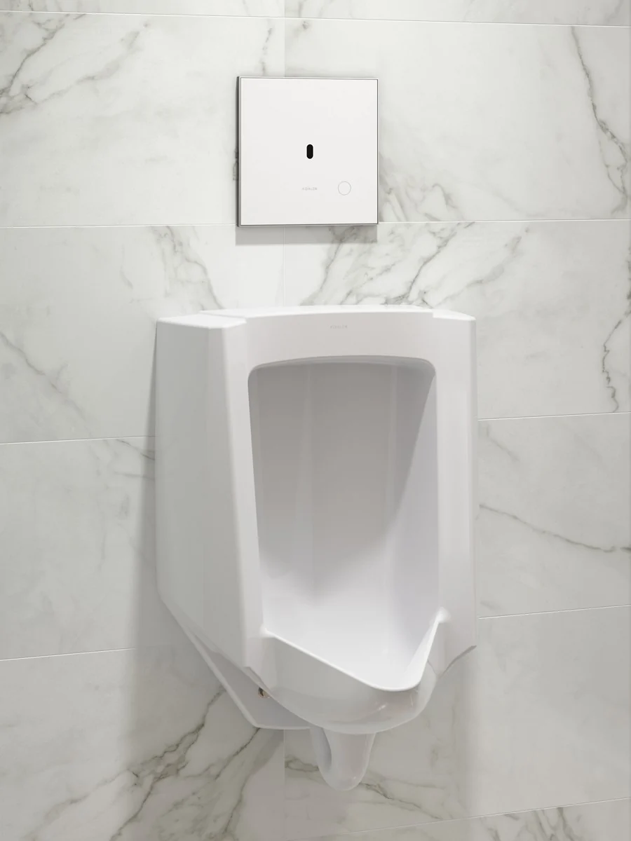 KOHLER K-91UB10D40-0WH Mach Flex Glass faceplate for concealed touchless urinal flushometer, 0.125 gpf - Image 16