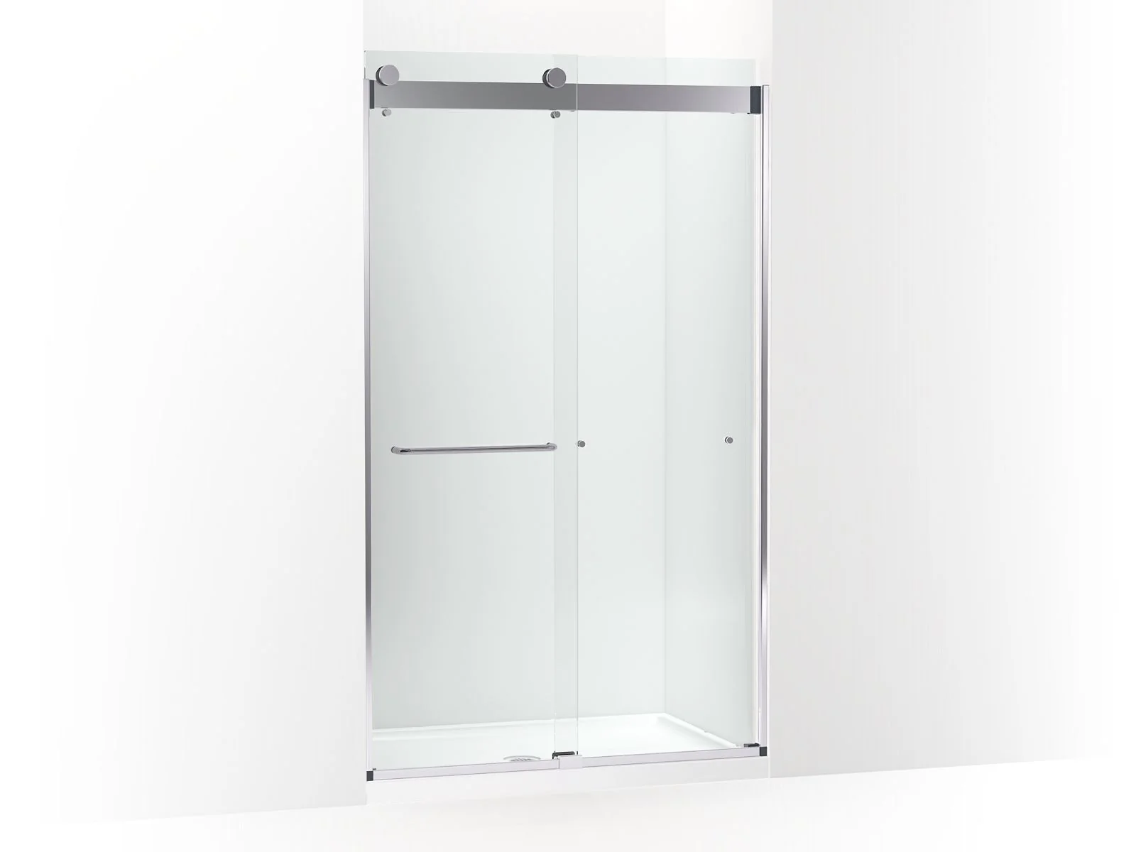 KOHLER K-CA33783-10L Stoneridge 80-5/16" H frameless sliding shower door with 3/8" -thick Crystal Clear glass - Image 2