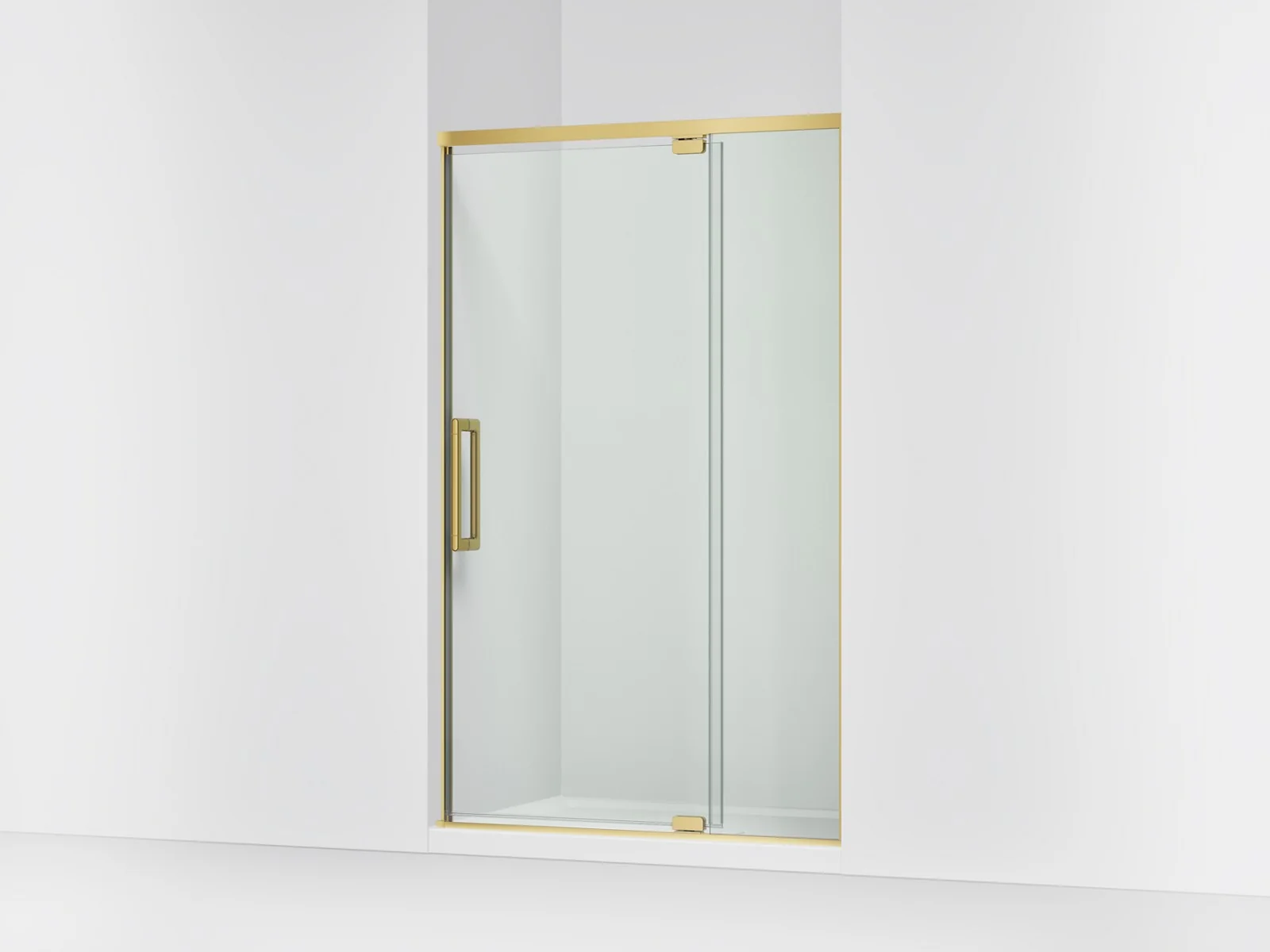 KOHLER K-CA37595-8L Statement 76" H pivot shower door with 5/16"-thick glass - Image 5