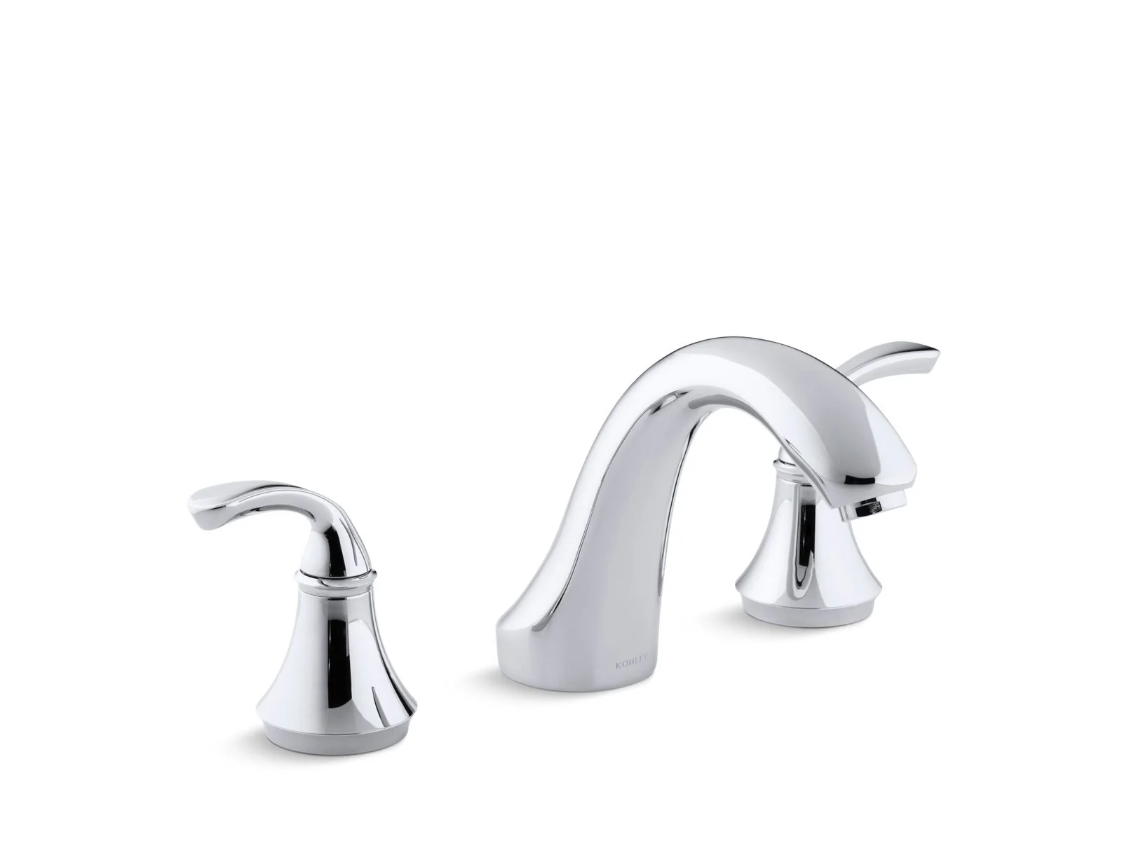 KOHLER K-T10278-4 Forté Sculpted Deck-mount bath faucet trim for high-flow valve, valve not included - Image 4