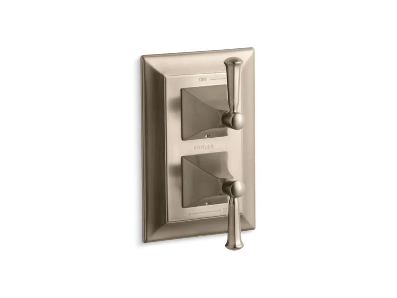 KOHLER K-T10422-4S Memoirs Stately Valve trim with lever handles for stacked valve, requires valve - Image 3