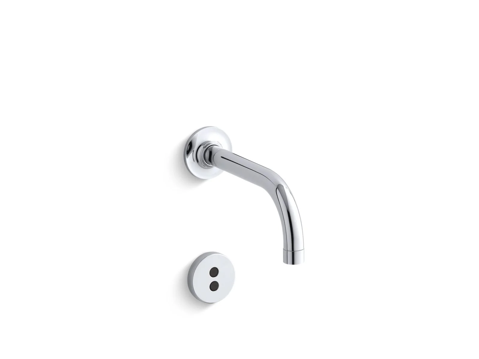 KOHLER K-T11841 Purist Wall-mount touchless faucet trim with Insight technology and 6" 90-degree spout, requires valve