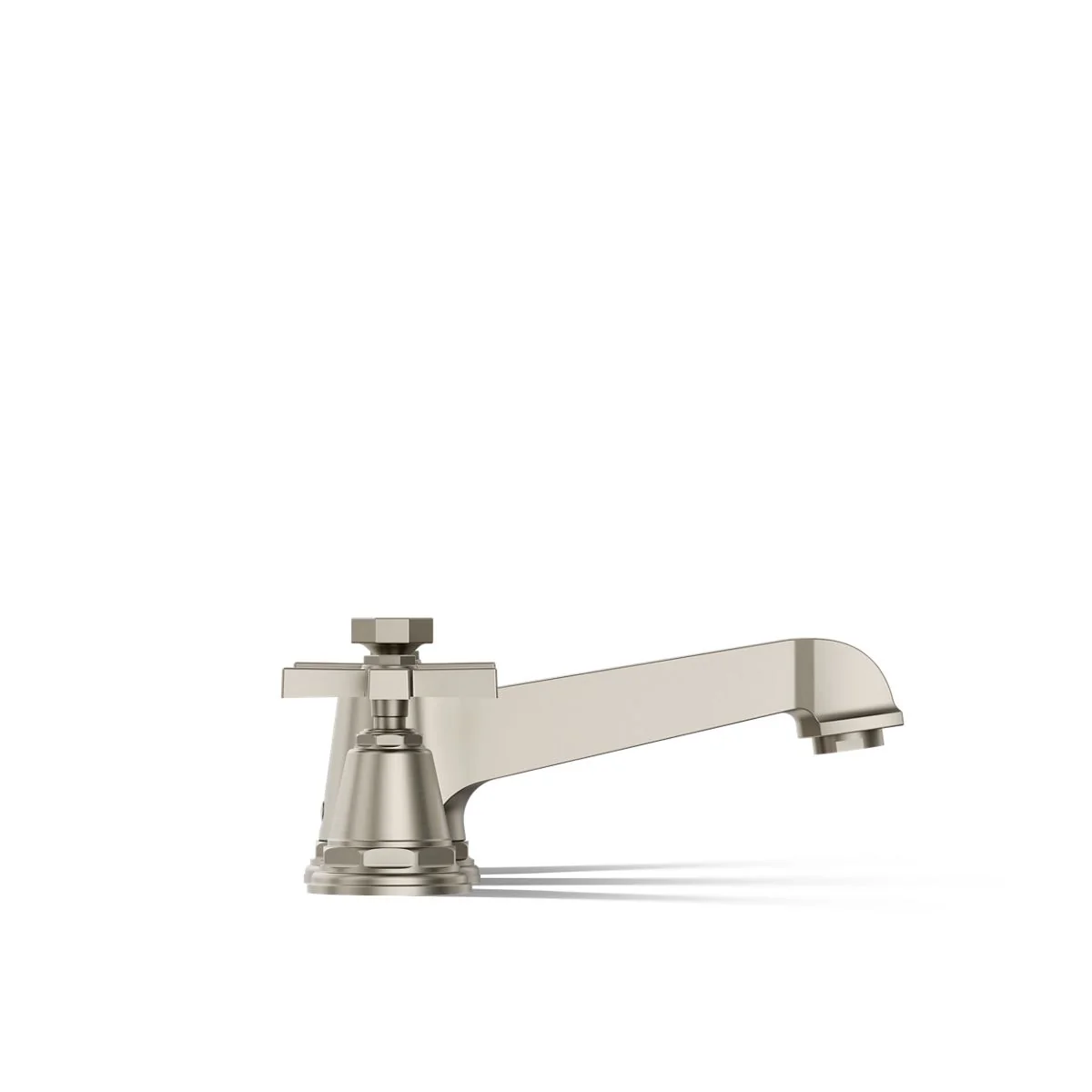 KOHLER K-T13140-3A Pinstripe Deck-mount bath faucet trim with cross handles - Image 12
