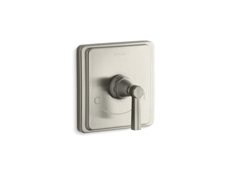 KOHLER K-T13173-4B Pinstripe Valve trim with lever handle for thermostatic valve, requires valve