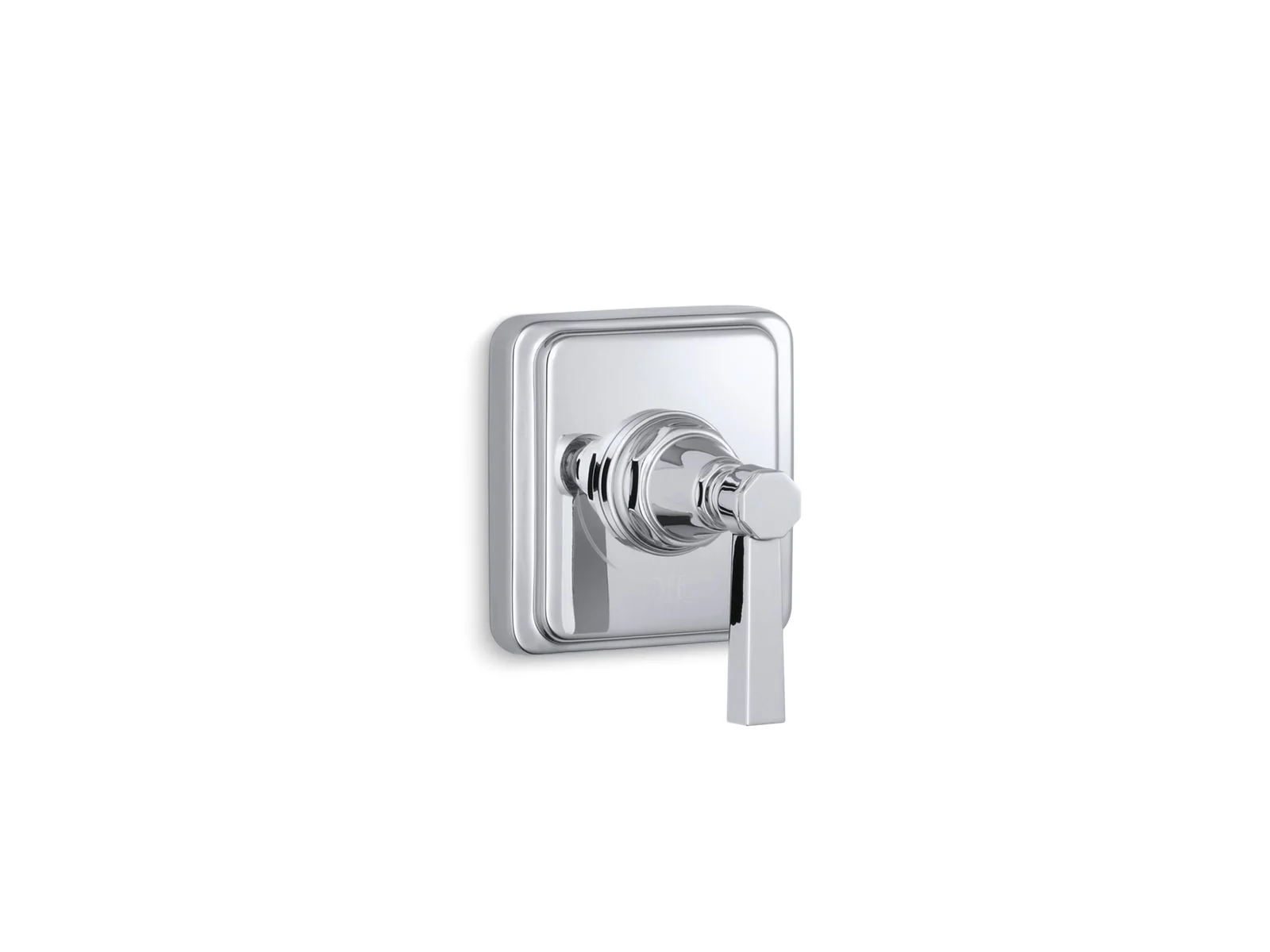 KOHLER K-T13174-4A Pinstripe MasterShower volume control valve trim with lever handle - Image 2