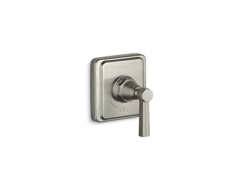 KOHLER K-T13174-4B Pinstripe Valve trim with lever handle for volume control valve, requires valve