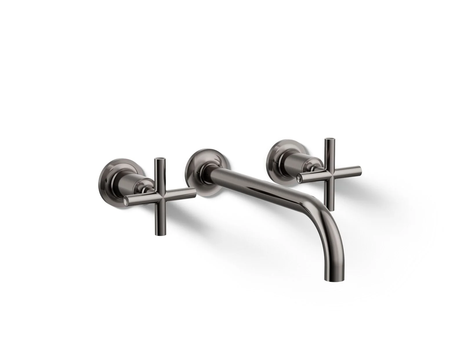 KOHLER K-T14414-3 Purist Wall-mount bathroom sink faucet trim with Cross handles, 1.2 gpm - Image 12
