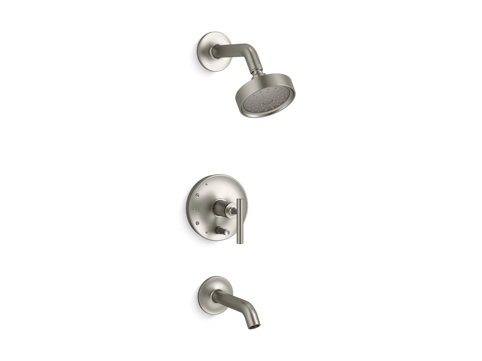 KOHLER K-T14420-4G Purist Rite-Temp bath and shower trim kit with push-button diverter and lever handle, 1.75 gpm - Image 3