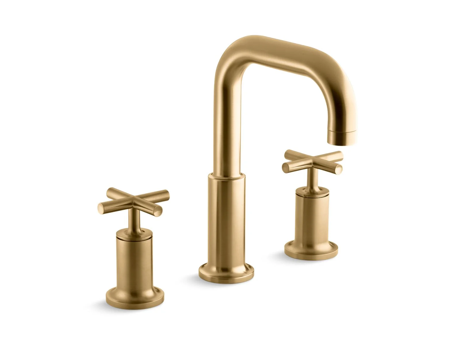 KOHLER K-T14428-3 Purist Deck-mount bath faucet trim with Cross handles - Image 10