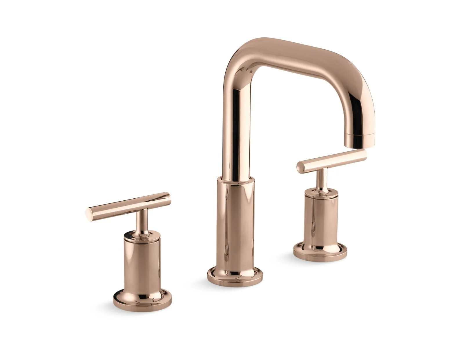 KOHLER K-T14428-4 Purist Deck-mount bath faucet trim with Lever handles - Image 6