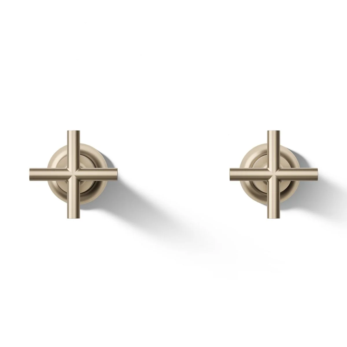 KOHLER K-T14429-3 Purist Deck- or wall-mount bath faucet handle trim with cross design - Image 3