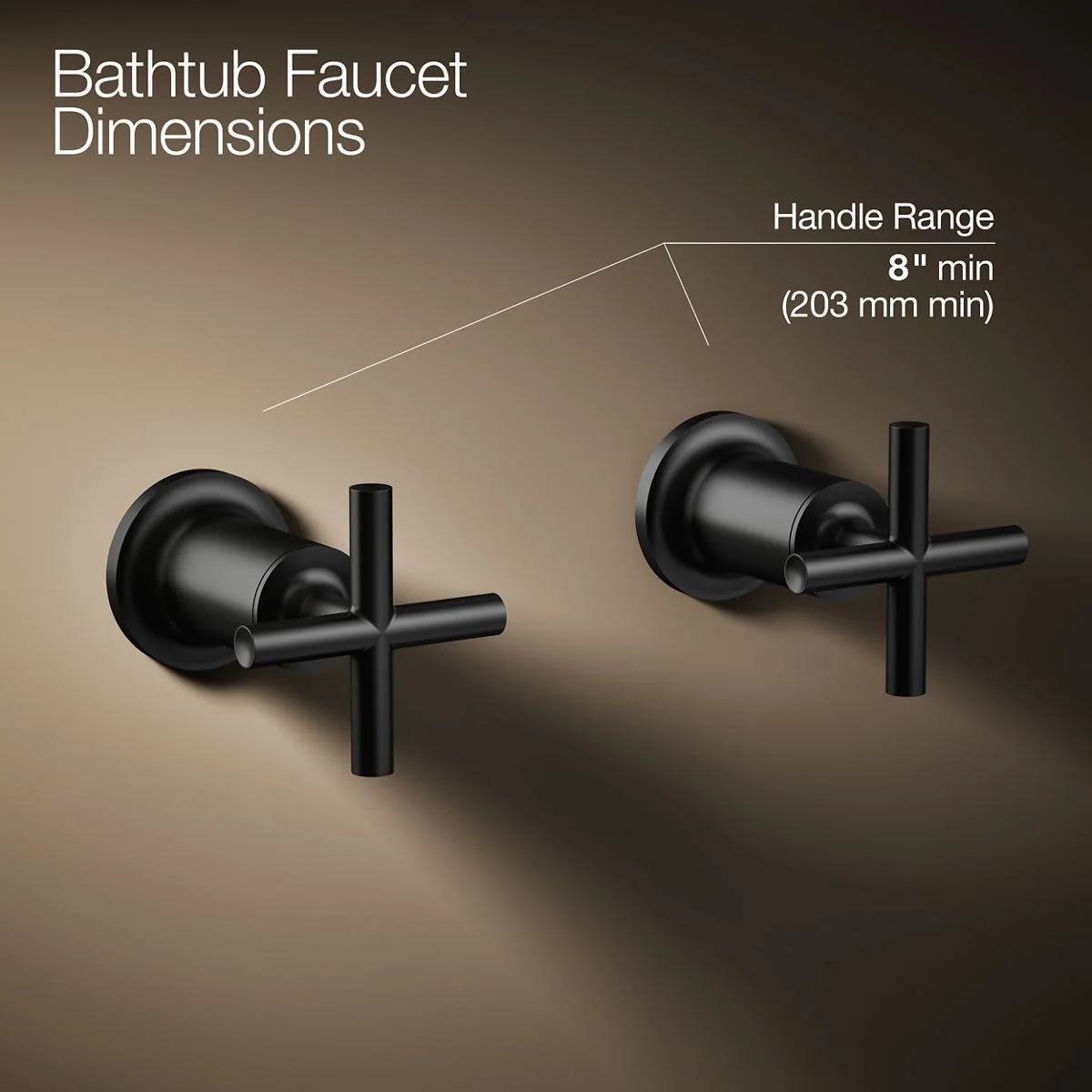 KOHLER K-T14429-3 Purist Deck- or wall-mount bath faucet handle trim with cross design - Image 31