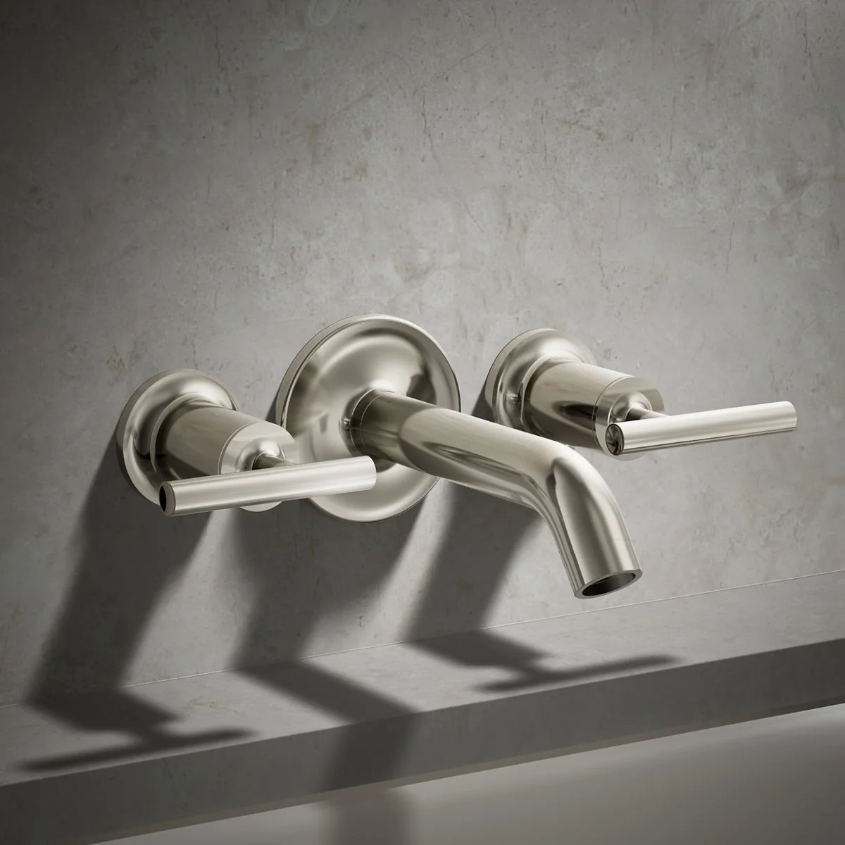 KOHLER K-T14429-4 Purist Deck- or wall-mount bath faucet handle trim with lever design - Image 11