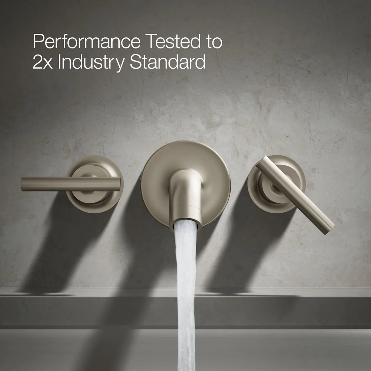KOHLER K-T14429-4 Purist Deck- or wall-mount bath faucet handle trim with lever design - Image 20