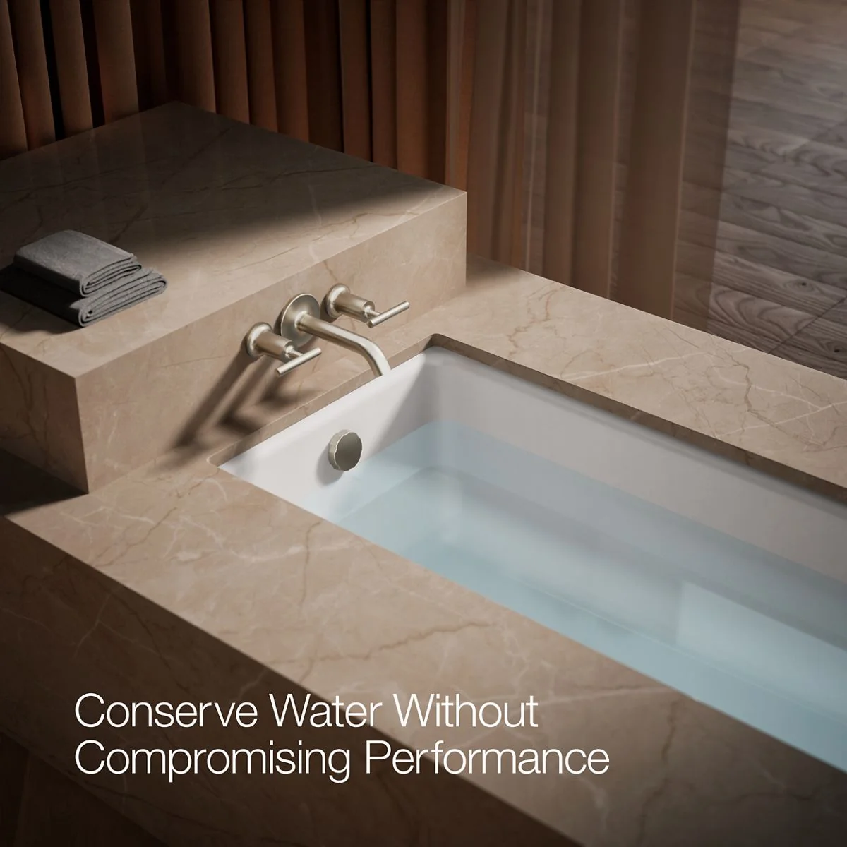 KOHLER K-T14429-4 Purist Deck- or wall-mount bath faucet handle trim with lever design - Image 21