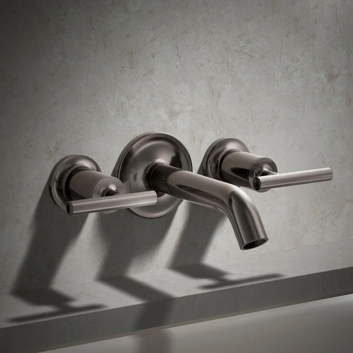 KOHLER K-T14429-4 Purist Deck- or wall-mount bath faucet handle trim with lever design - Image 3