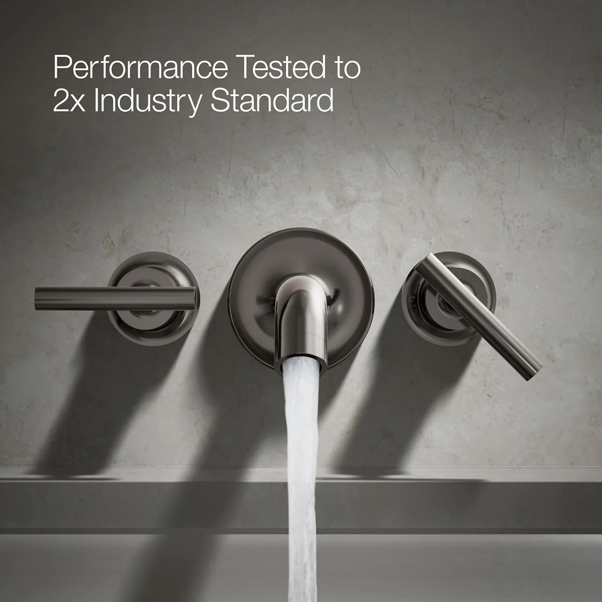 KOHLER K-T14429-4 Purist Deck- or wall-mount bath faucet handle trim with lever design - Image 4