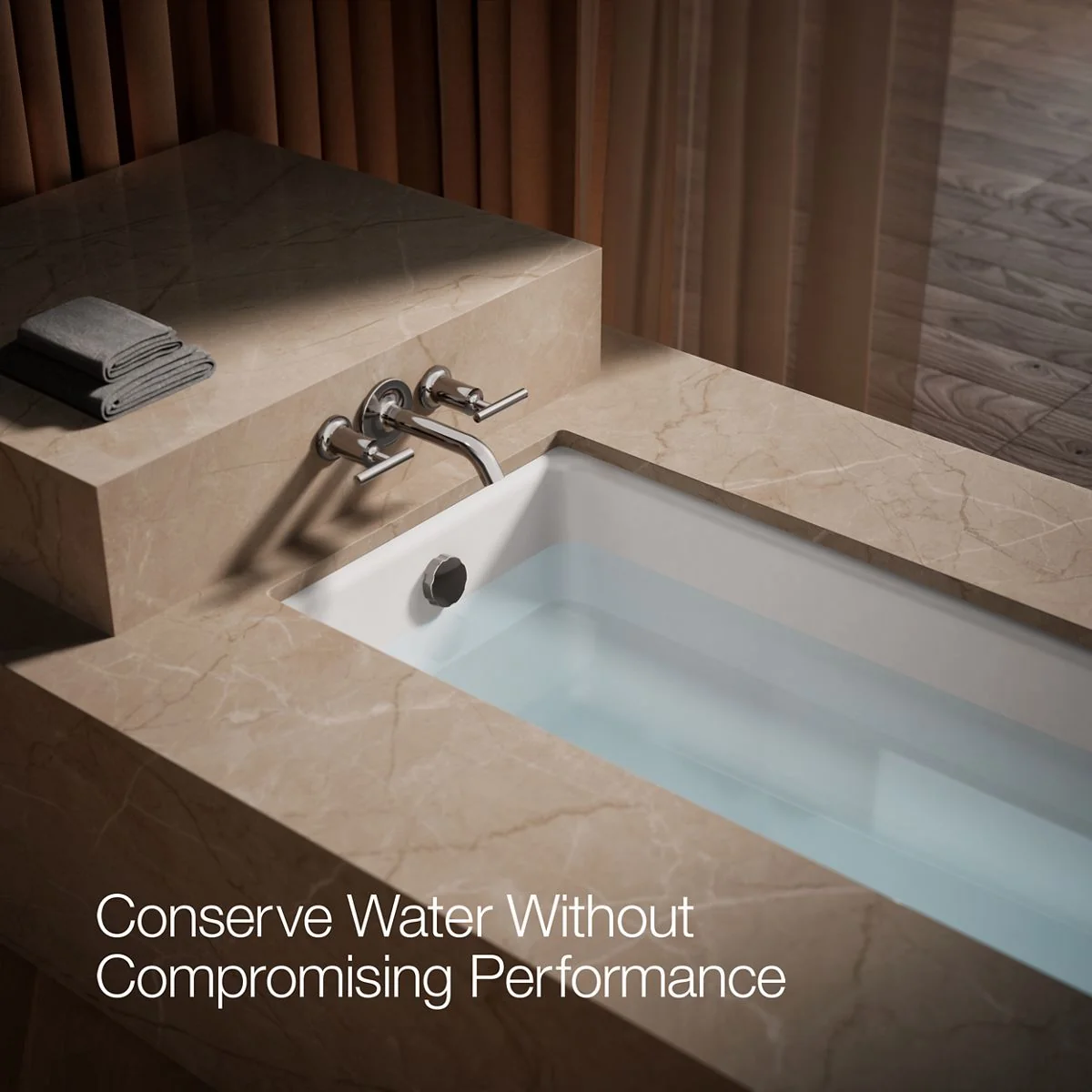 KOHLER K-T14429-4 Purist Deck- or wall-mount bath faucet handle trim with lever design - Image 6