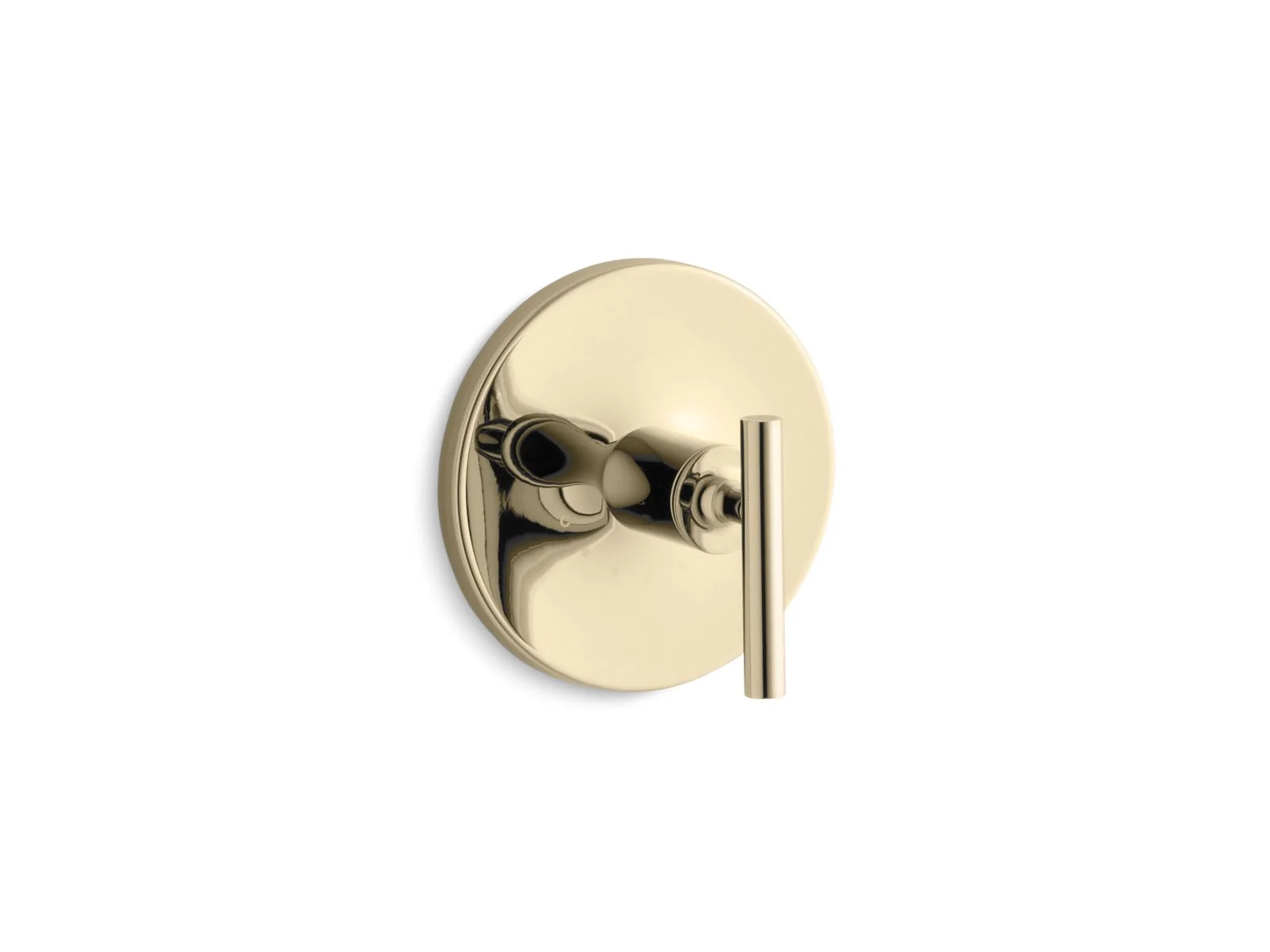 KOHLER K-T14488-4 Purist MasterShower temperature control valve trim with lever handle - Image 10
