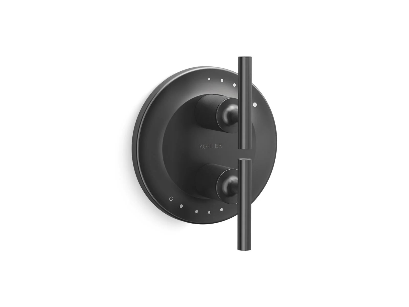 KOHLER K-T14489-4 Purist MasterShower temperature and volume control valve trim