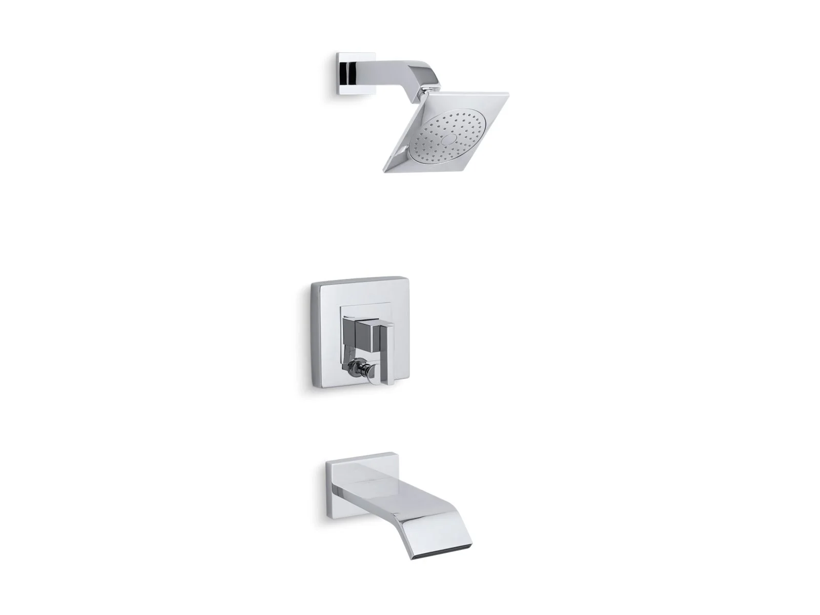 KOHLER K-T14664-4 Loure Rite-Temp bath and shower trim kit with push-button diverter, 2.5 gpm - Image 3