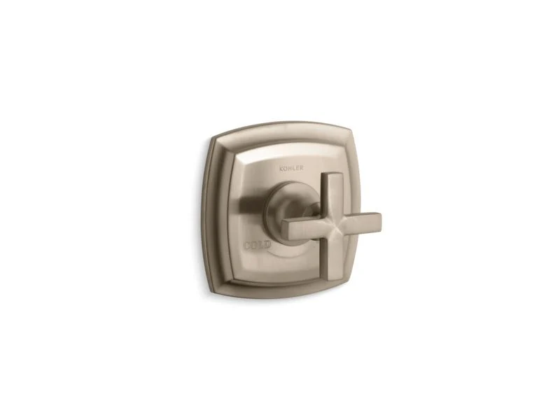 KOHLER K-T16239-3 Margaux Valve trim with cross handle for thermostatic valve, requires valve - Image 3