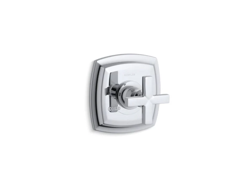 KOHLER K-T16239-3 Margaux Valve trim with cross handle for thermostatic valve, requires valve - Image 4