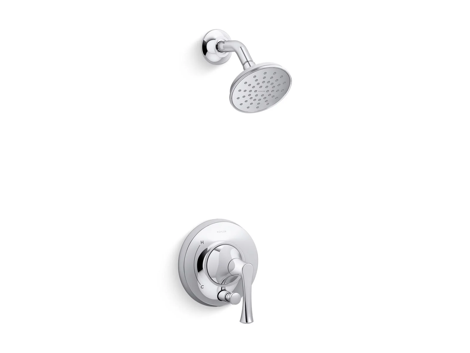 KOHLER K-T35943-4H Buckley Rite-Temp shower trim kit with push-button diverter, 1.5 gpm - Image 3
