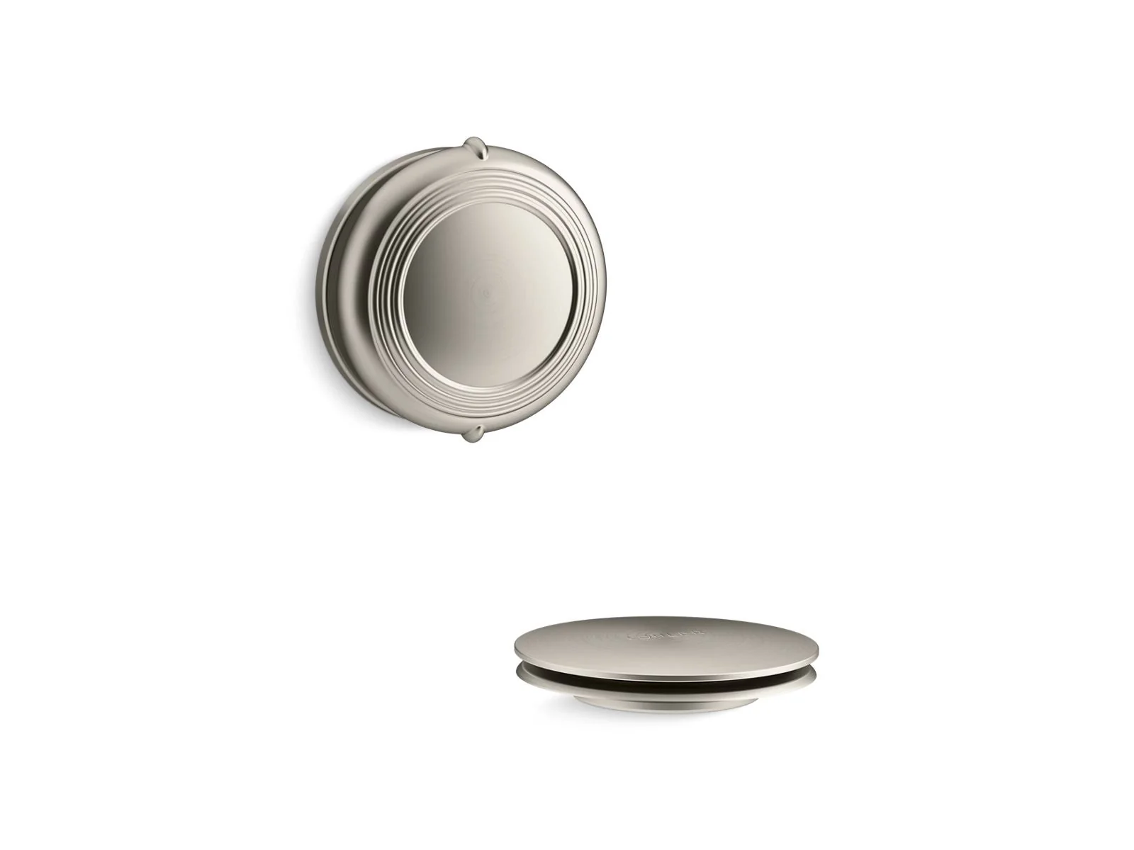 KOHLER K-T37393 PureFlo Traditional rotary-turn bath drain trim - Image 2