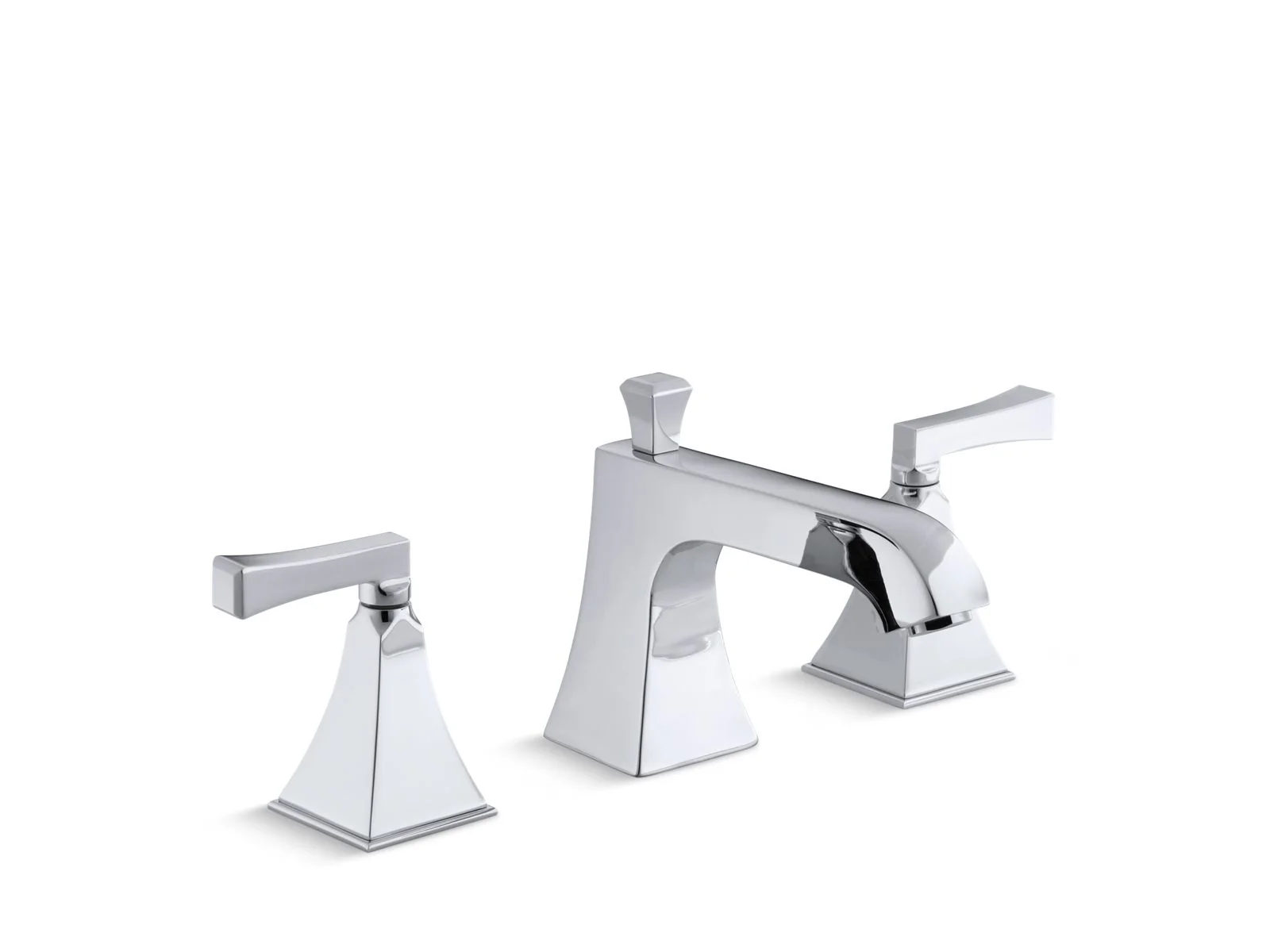 KOHLER K-T428-4V Memoirs Deck-mount bath faucet trim with diverter - Image 3