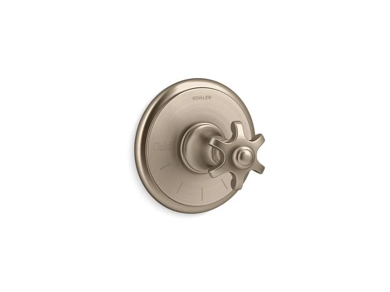 KOHLER K-T72769-3M Artifacts Thermostatic valve trim with prong handle - Image 2