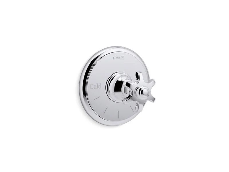 KOHLER K-T72769-3M Artifacts Thermostatic valve trim with prong handle - Image 3