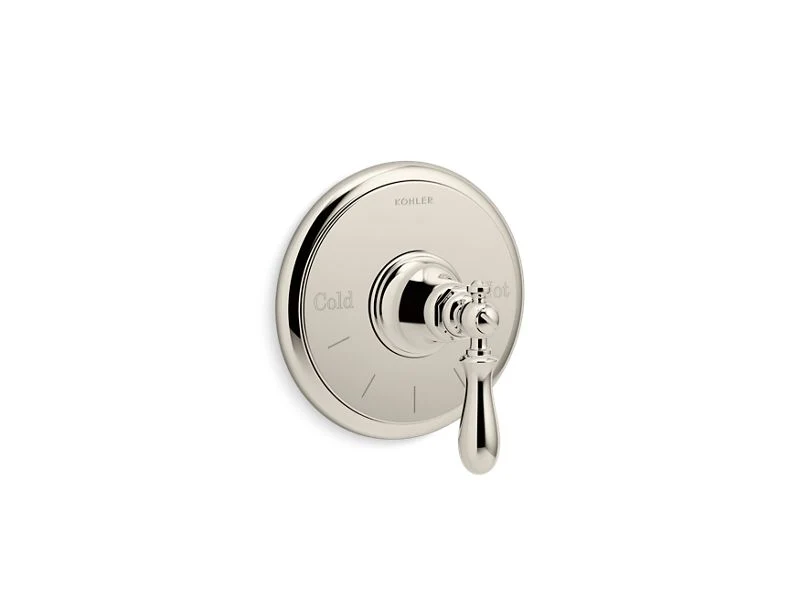 KOHLER K-T72769-9M Artifacts Thermostatic valve trim with swing lever handle - Image 5