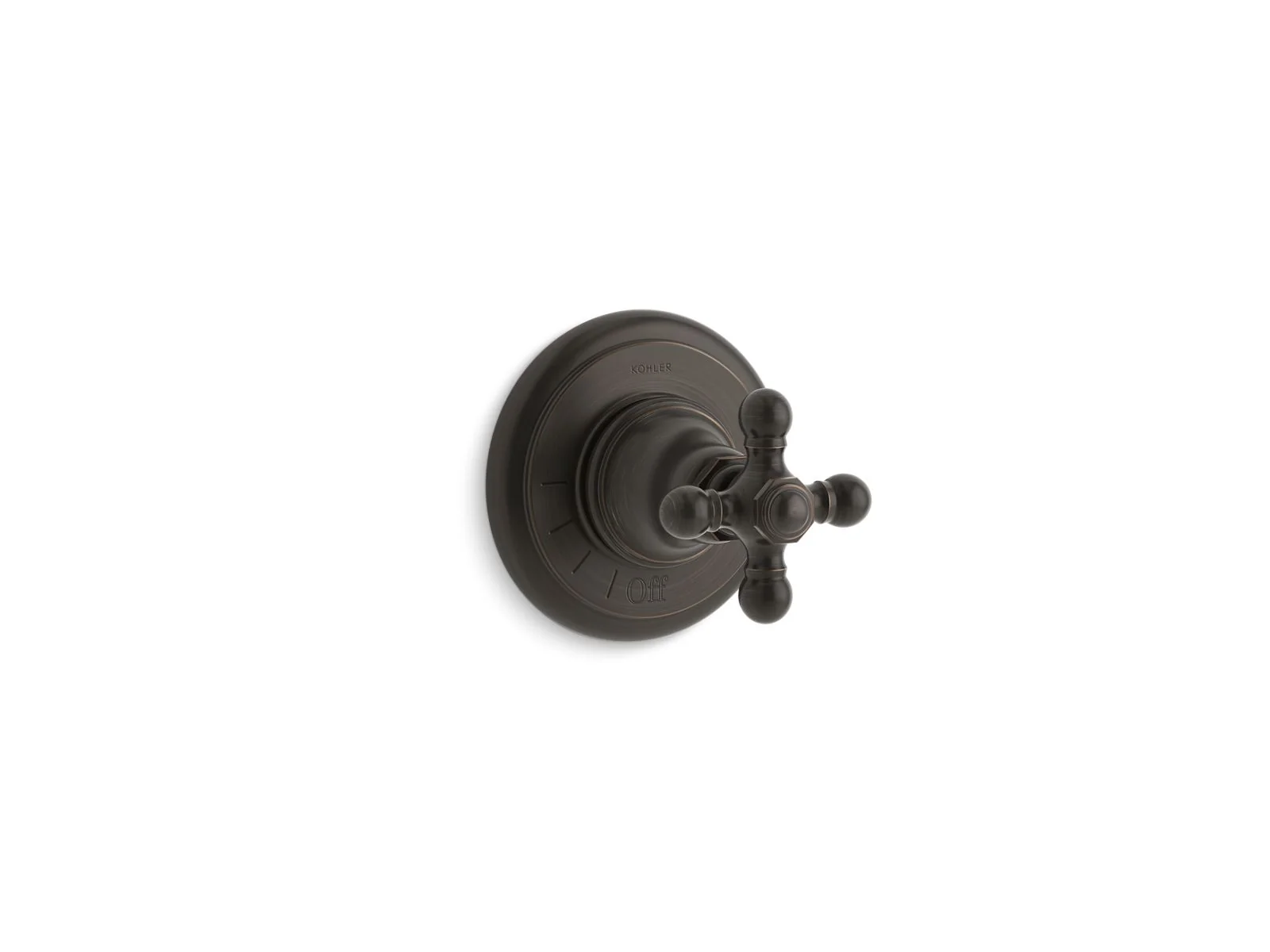 KOHLER K-T72771-3 Artifacts MasterShower volume control valve trim with cross handle