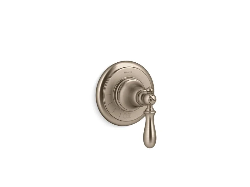 KOHLER K-T72771-9M Artifacts Volume control valve trim with swing lever handle - Image 3