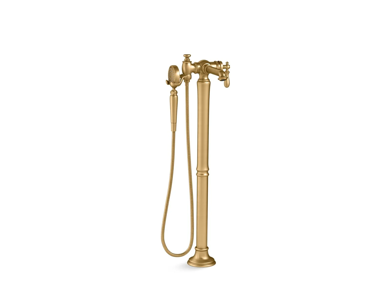 KOHLER K-T72790-9M Artifacts Floor-mount bath filler trim with handshower - Image 2