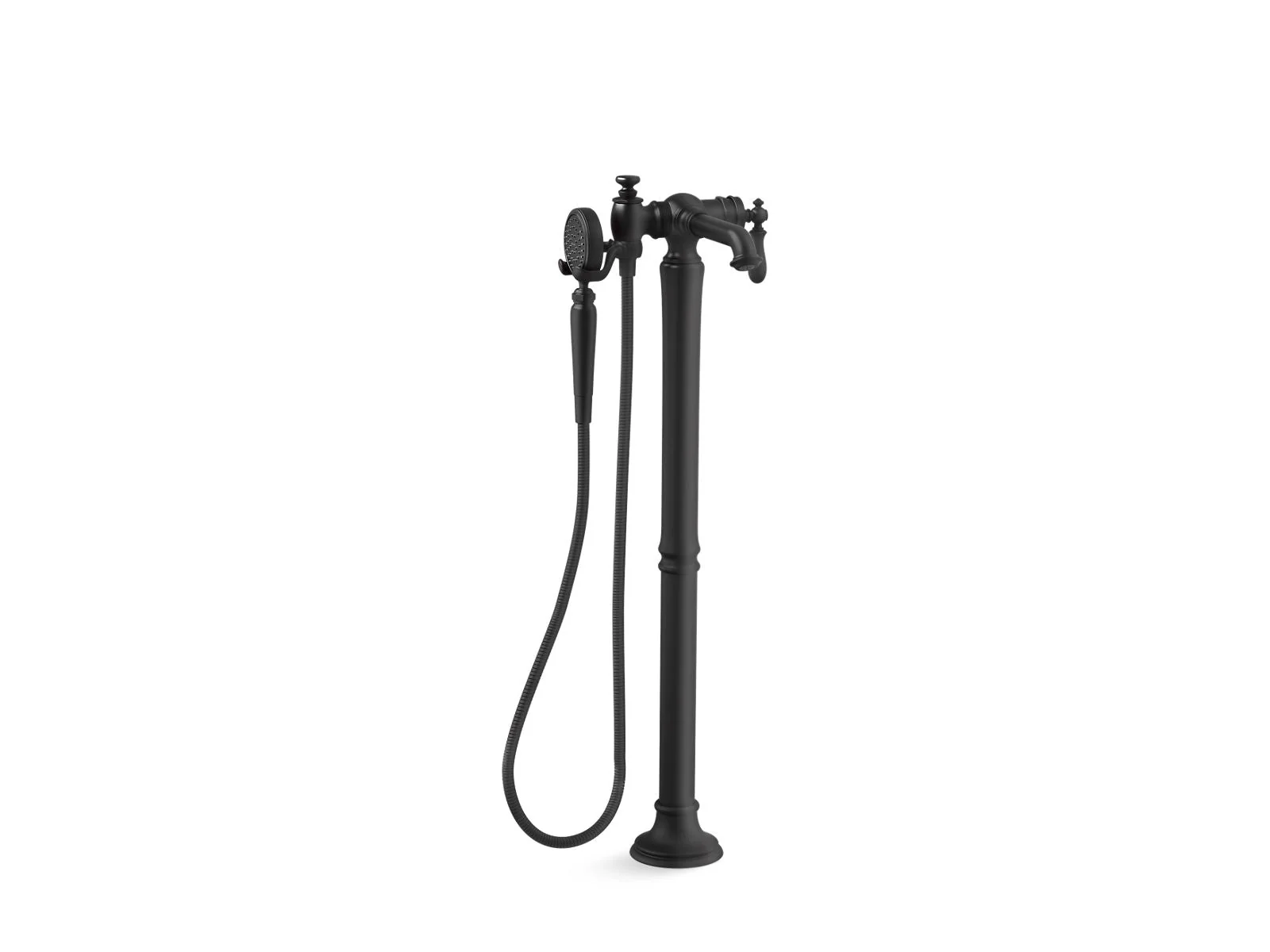 KOHLER K-T72790-9M Artifacts Floor-mount bath filler trim with handshower - Image 4