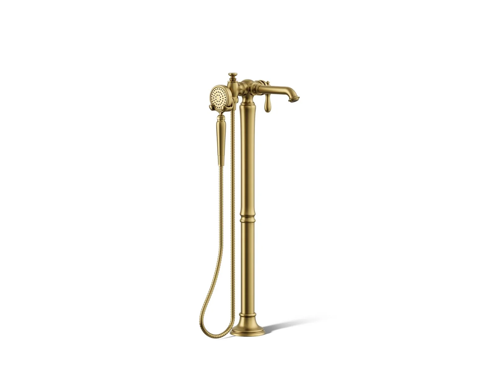 KOHLER K-T72790-9M Artifacts Floor-mount bath filler trim with handshower - Image 40
