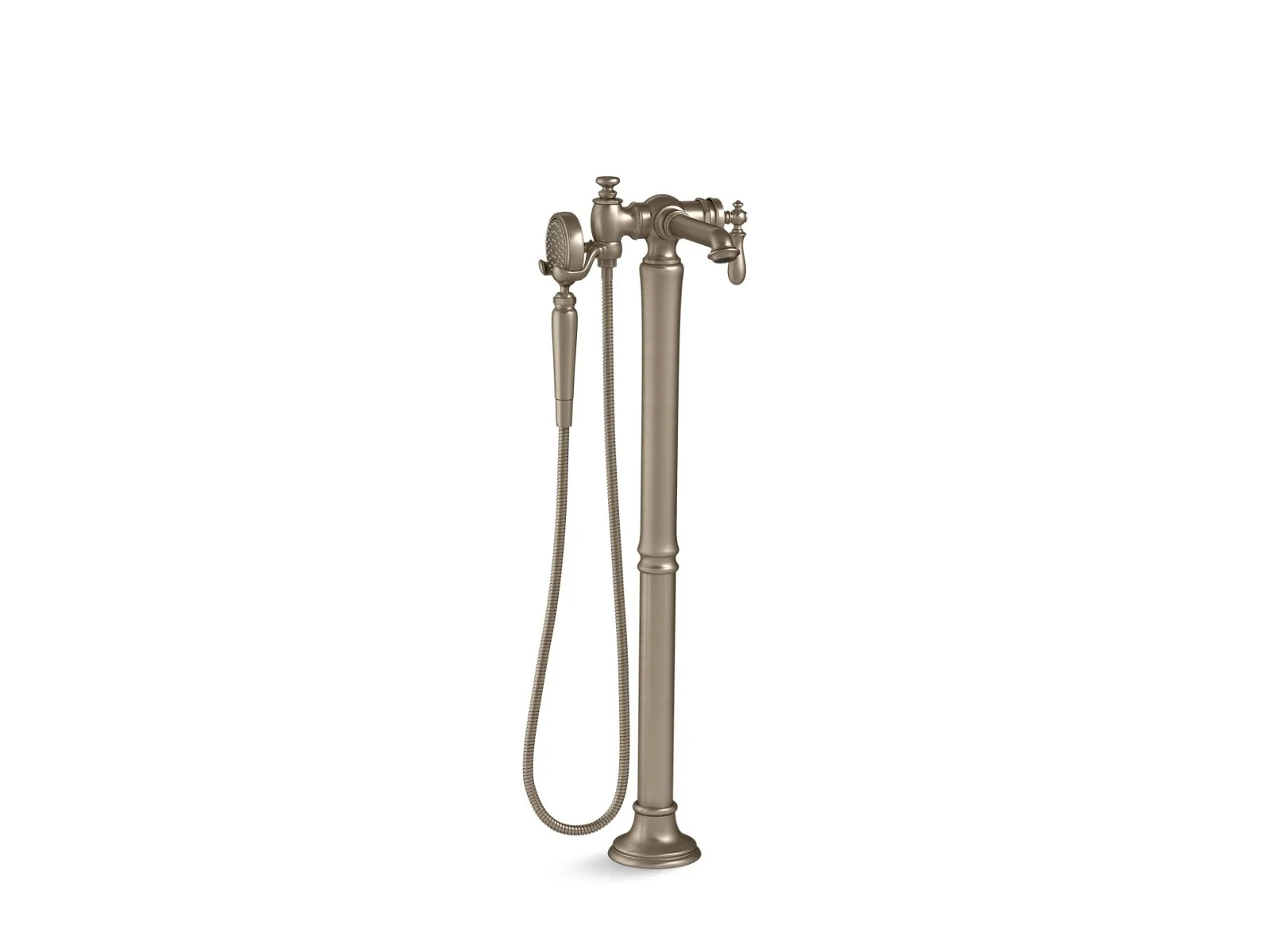 KOHLER K-T72790-9M Artifacts Floor-mount bath filler trim with handshower - Image 6