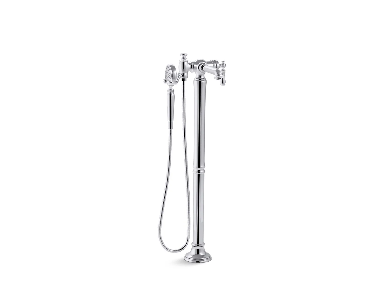 KOHLER K-T72790-9M Artifacts Floor-mount bath filler trim with handshower - Image 7