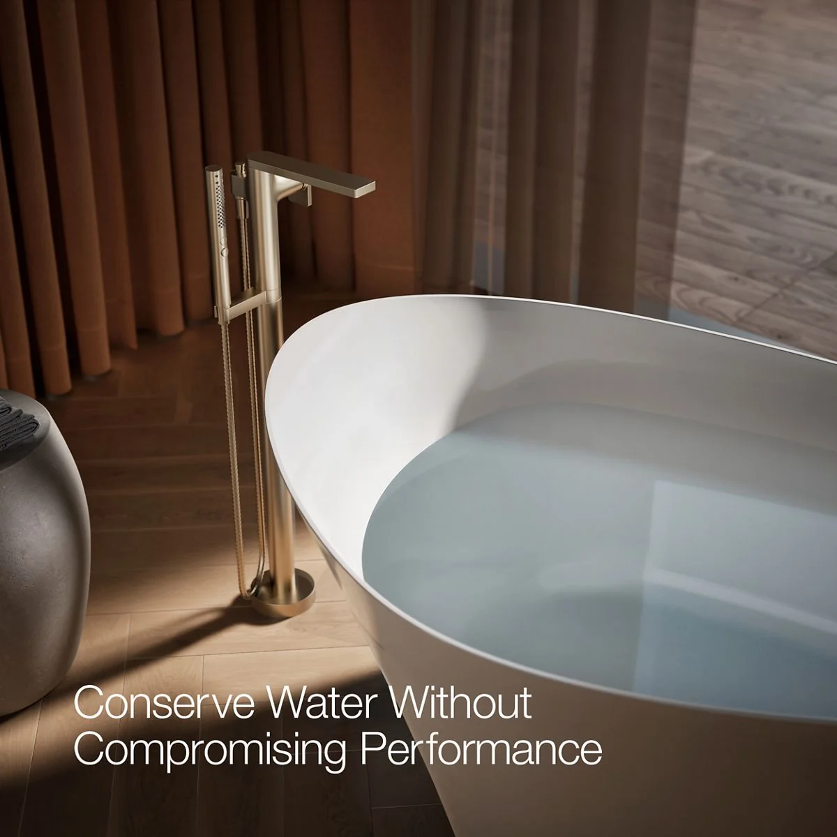 KOHLER K-T73087-4 Composed Floor-mount bath filler trim with handshower - Image 32
