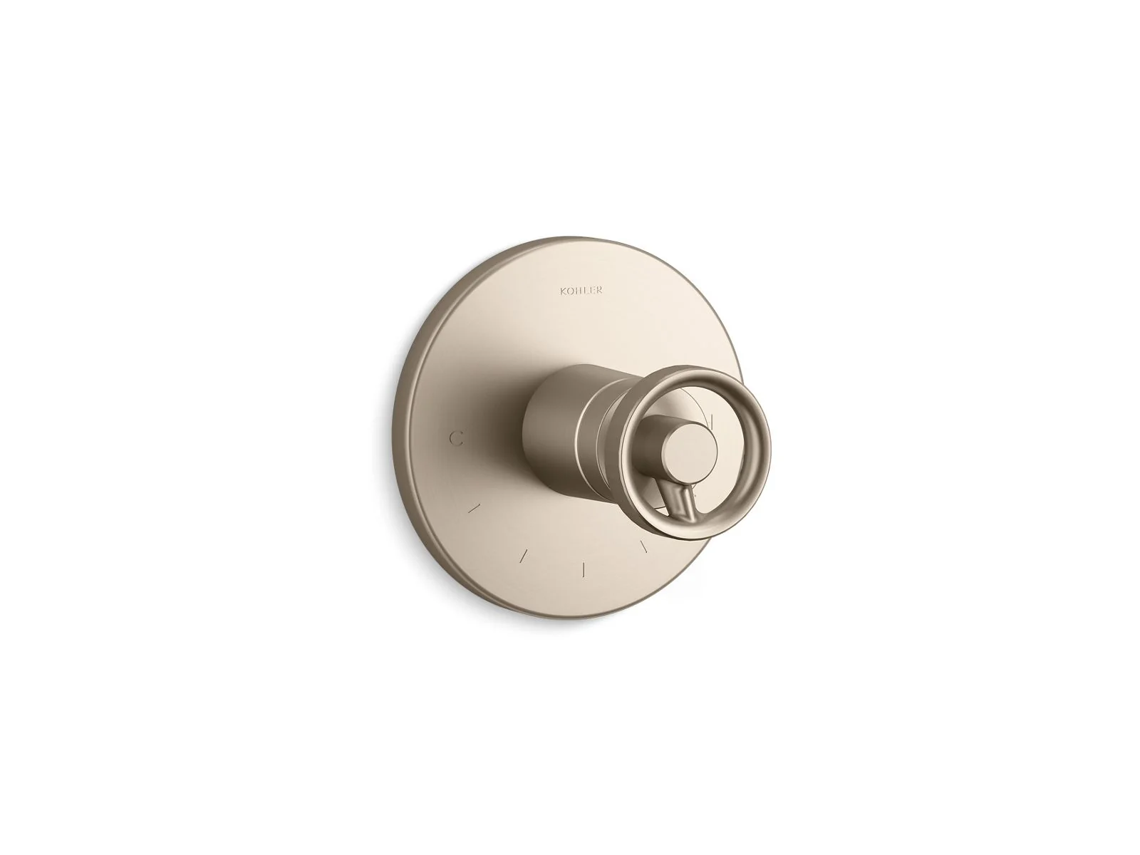 KOHLER K-T78027-9 Components MasterShower temperature control valve trim with Industrial handle - Image 2