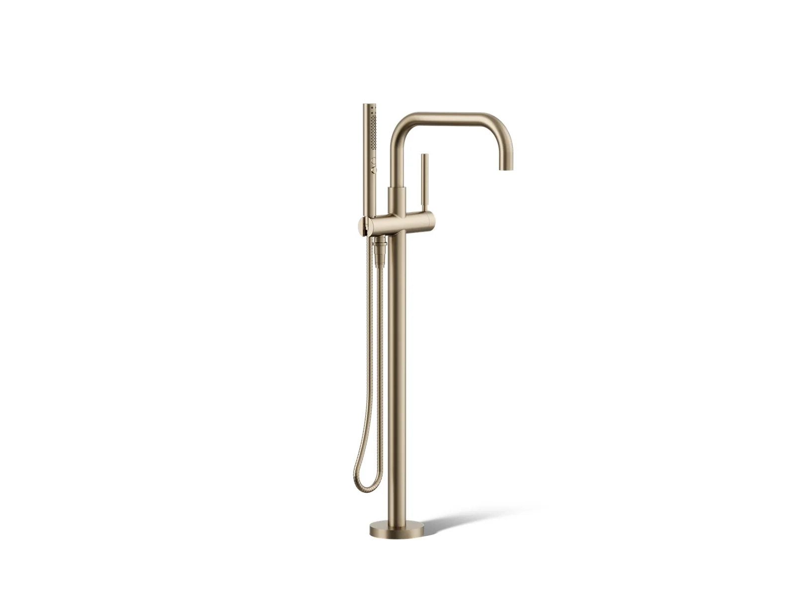 KOHLER K-T97328-4 Purist Floor-mount bath filler trim with handshower - Image 40