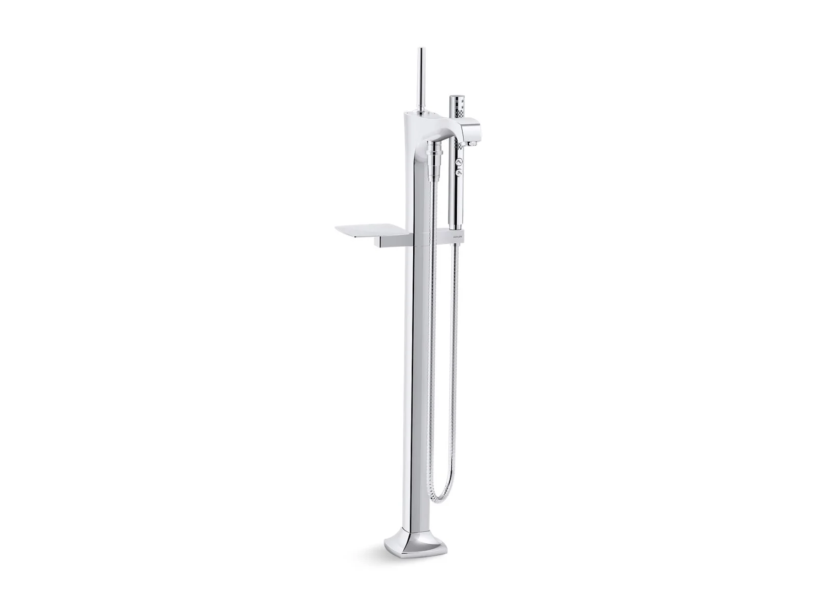 KOHLER K-T97331-4 Margaux Floor-mount bath filler trim with handshower - Image 2
