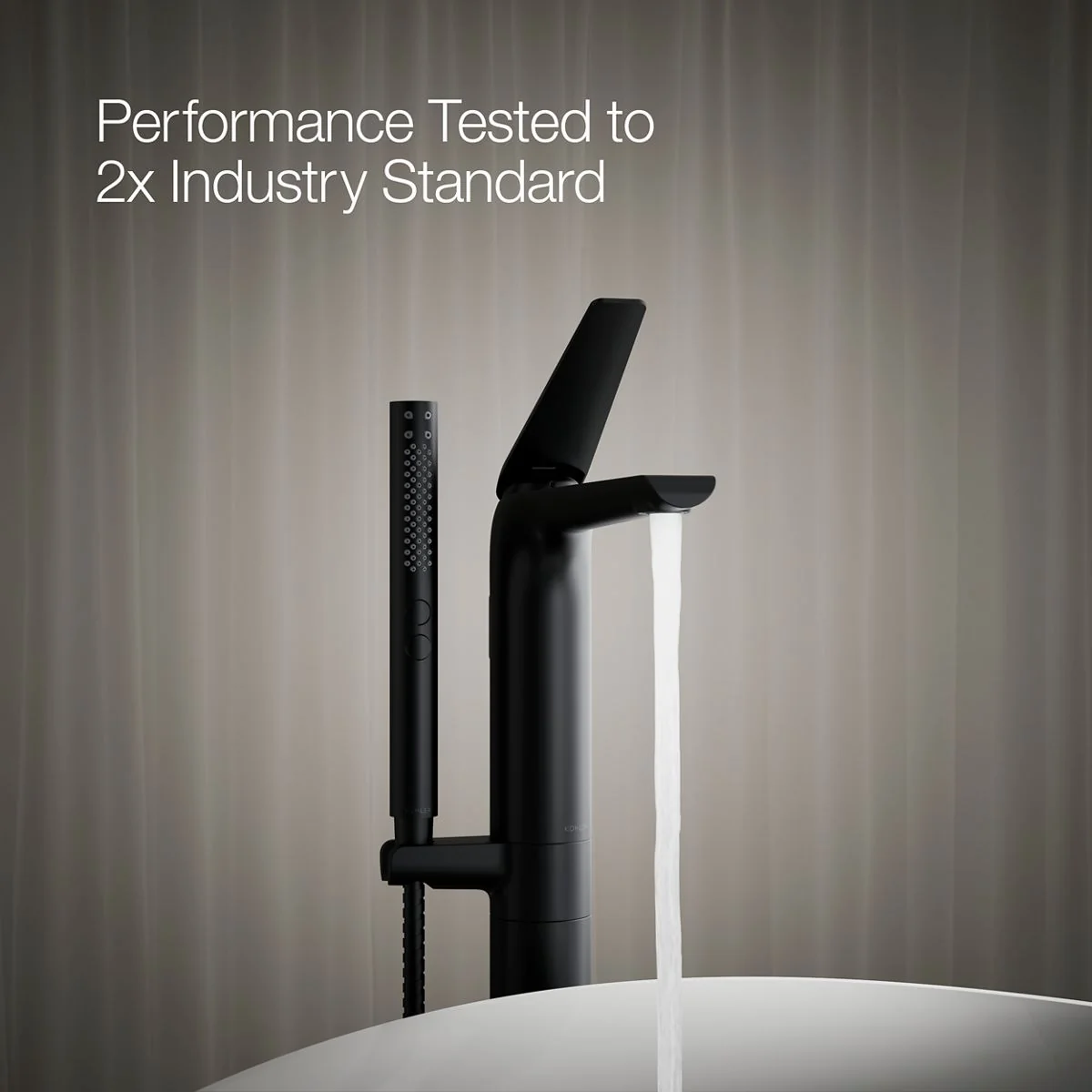 KOHLER K-T97367-4 Avid Floor-mount bath filler trim - Image 14