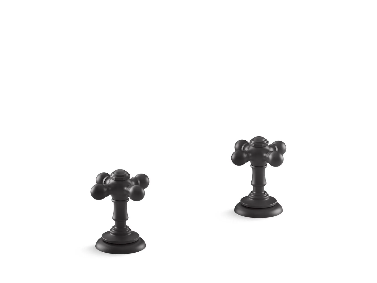 KOHLER K-T98071-3 Artifacts Deck-mount bath faucet handle trim with Cross design - Image 4