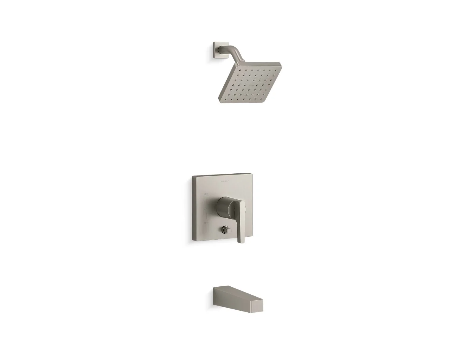 KOHLER K-T99763-4 Honesty Rite-Temp bath and shower trim kit with push-button diverter, 2.5 gpm - Image 3