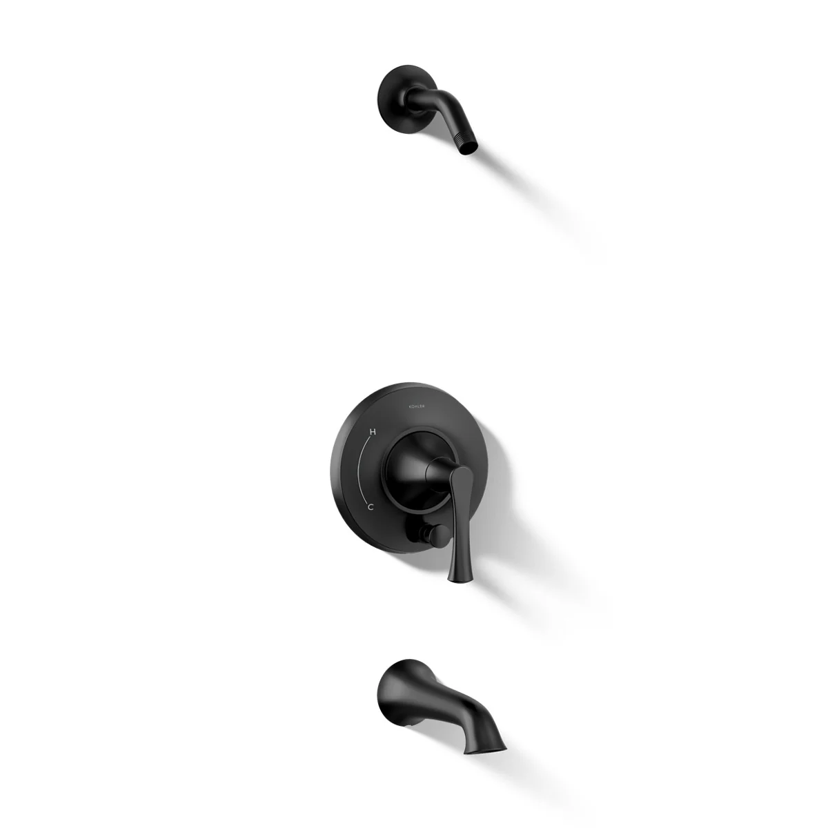 KOHLER K-TLS35944-4 Buckley Rite-Temp bath and shower trim kit with push-button diverter, without showerhead - Image 6
